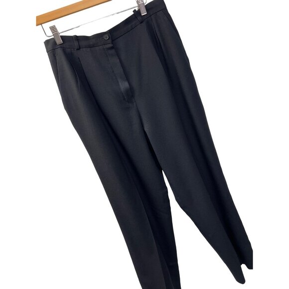 Pendleton Pants - Pendleton Vintage Navy Blue Wool Pleated Trousers